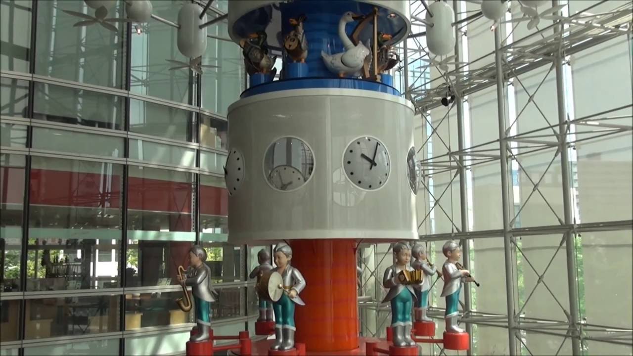 【秋バージョン】松江テルサ からくり時計「タイムマシーンコンサート」(10時編)