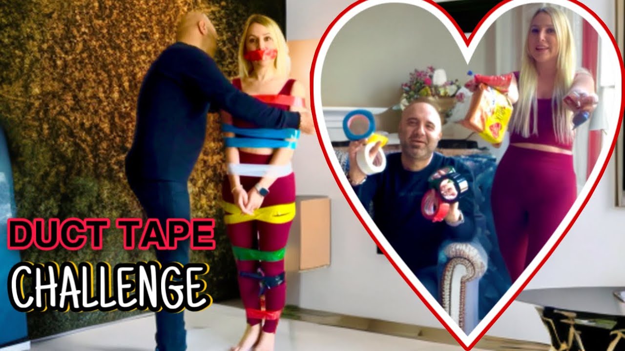 Banttan Kurtulma (Duct Tape Challenge) + Sıcak Soğuk! 😱 Abur Cubur Bulma Yarışı!