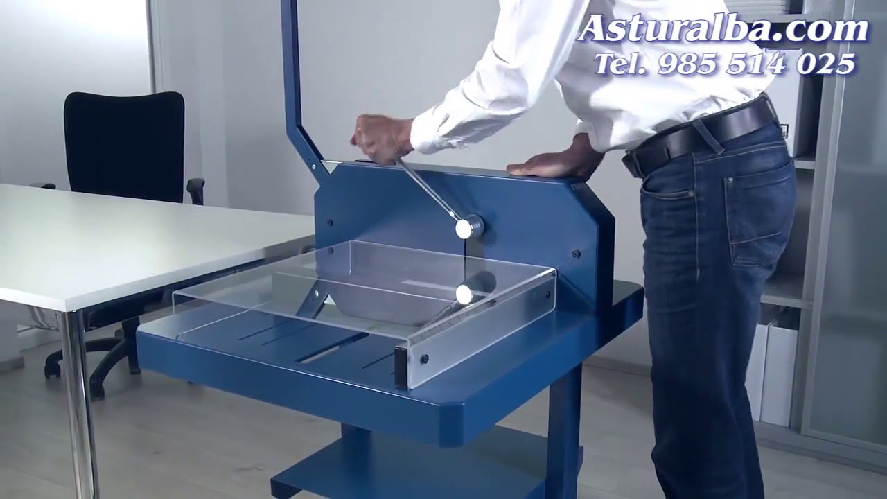 Guillotinas industriales para cortar papel Dahle 846 y 848 - Asturalba