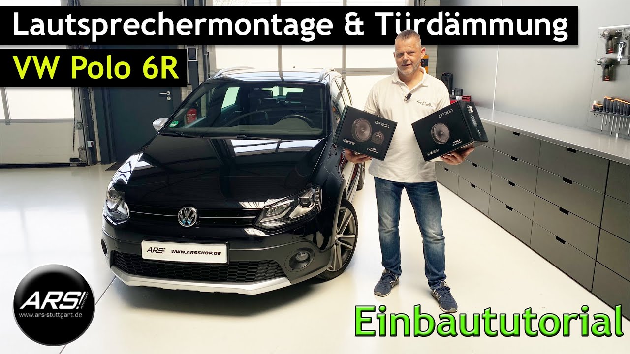 VW Polo 6R mit Megasound | Lautsprecher vorne und hinten tauschen und Türen dämmen | Einbaututorial