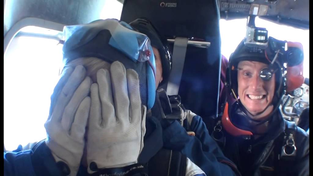 Caroline Hawley sky dive for blythe house