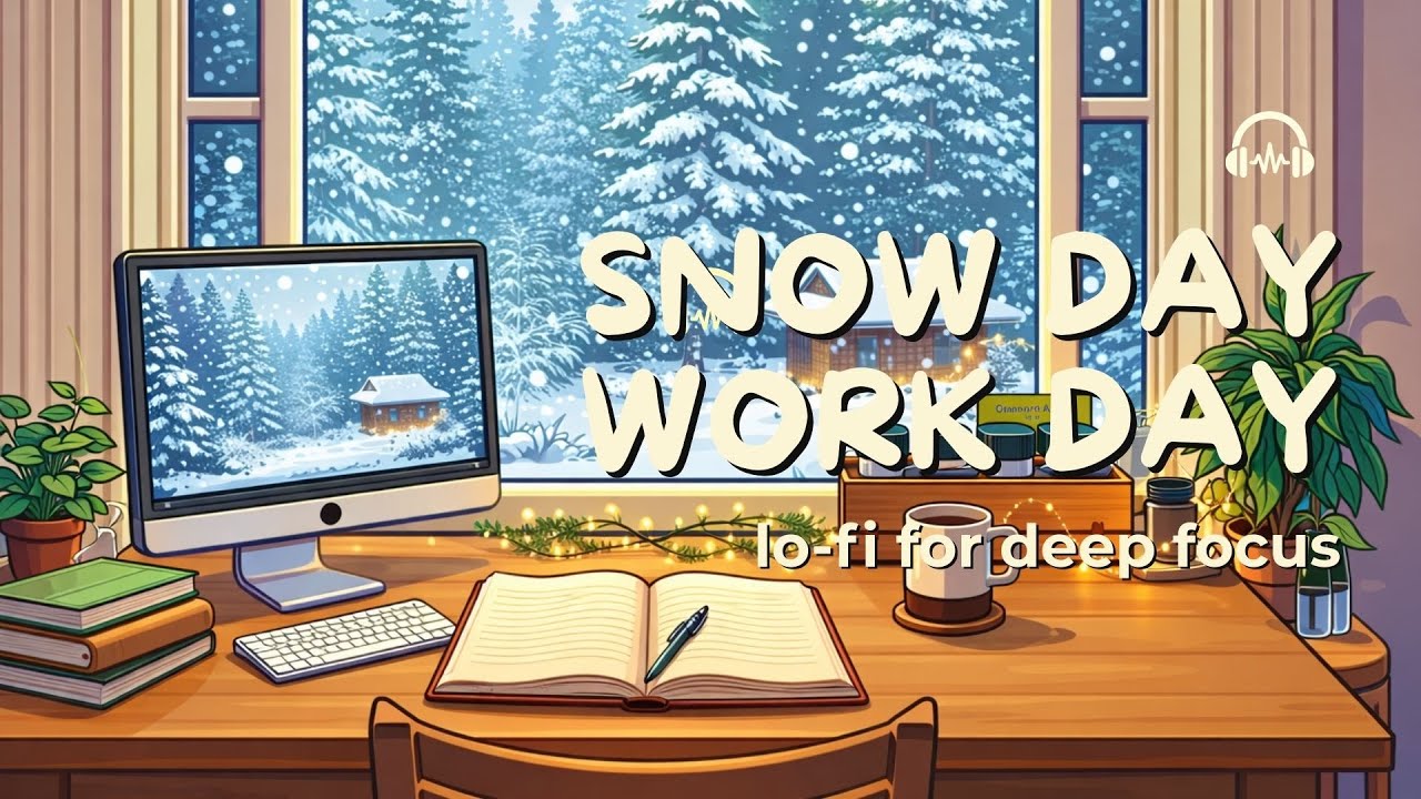 Snow Day Work Session ❄️ – Pomodoro Technique for Deep Focus & Beating Deadlines