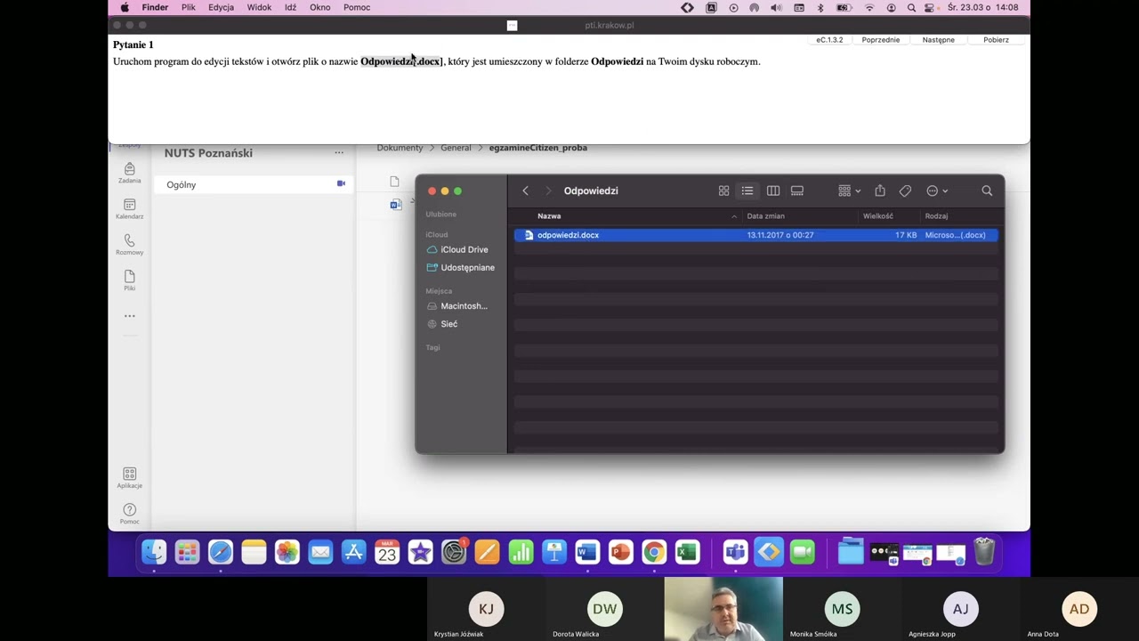 Przykładowy egzamin ecdl - GOK Nowe Miasto nad Wartą - Projekt Lego Spike