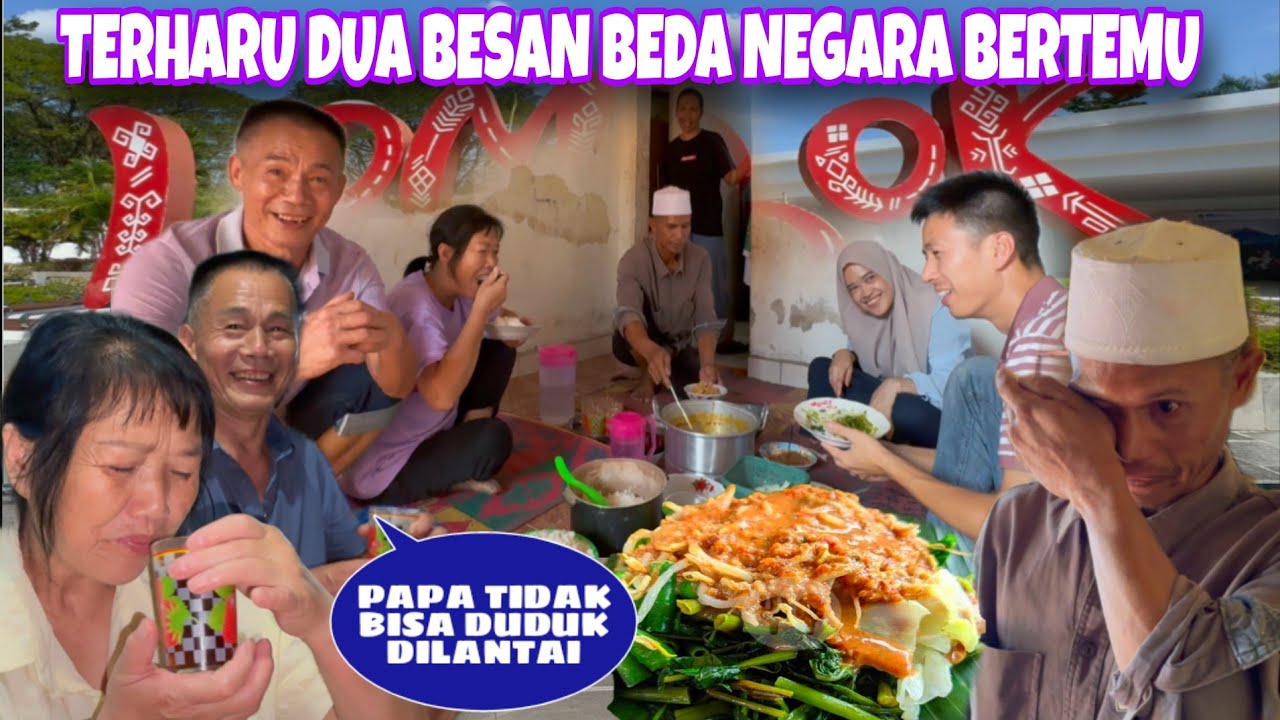 PAPA TERHARU MENANGIS KARENA TIDAK MENYANGKA BISA BERTEMU DENGAN BESAN DARI CHINA