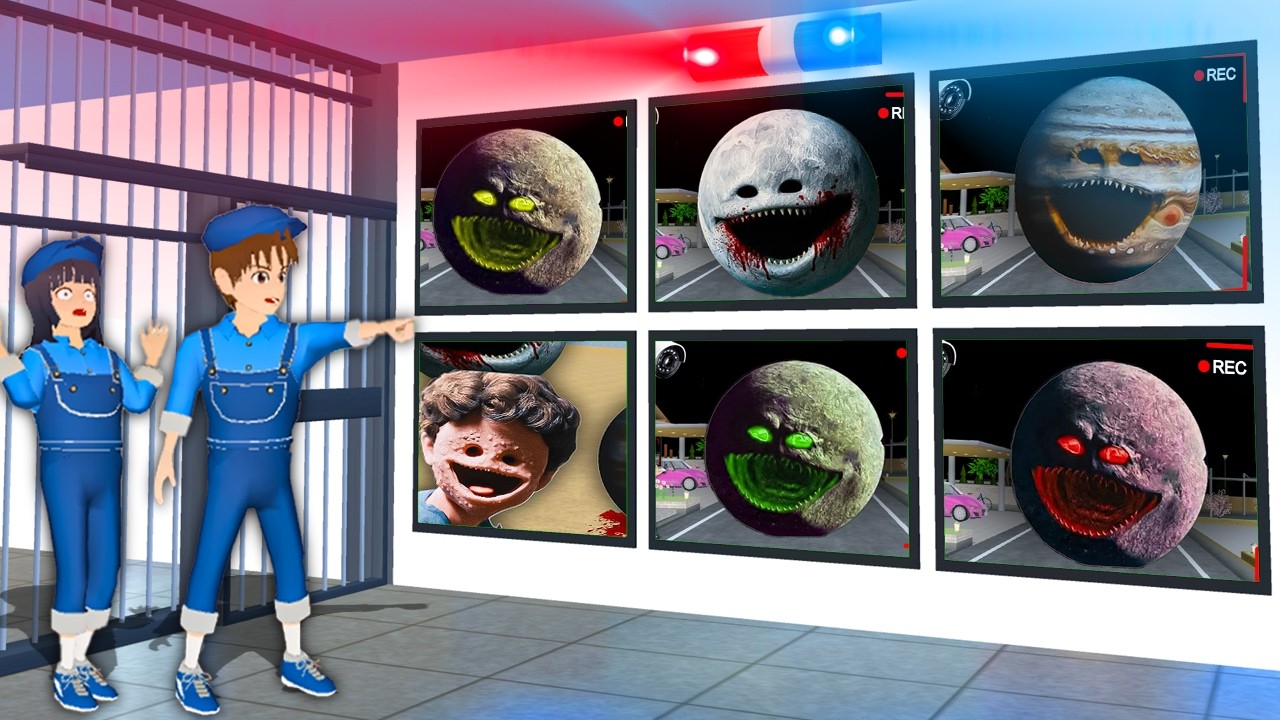 Yuta Mio Pasang Banyak CCTV Pantau Pasukan MOON WAKE UP di Depan Rumah 😱 | Sakura School Simulator