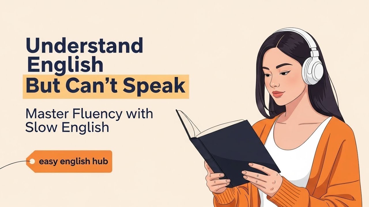 Понимаете английский, но не можете говорить. Освойте беглость речи на медленном английском. Практ...