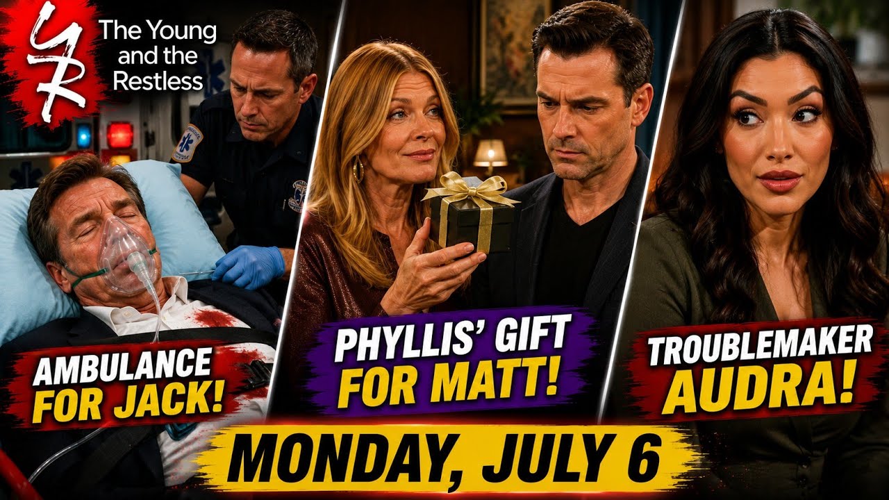Jack Rushed to the Hospital as Audra Sparks New Chaos / Y&R SHOCKER! Gossip Point