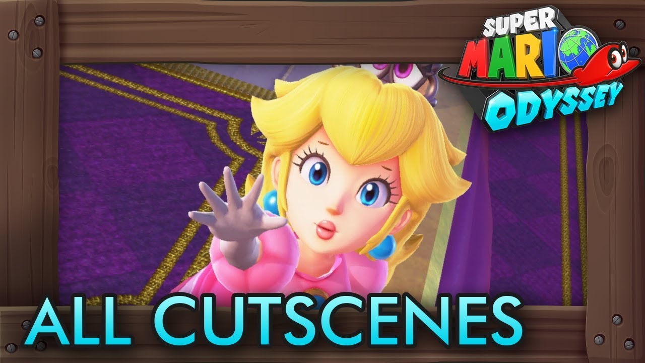 Super Mario Odyssey - All Cutscenes The Movie HD