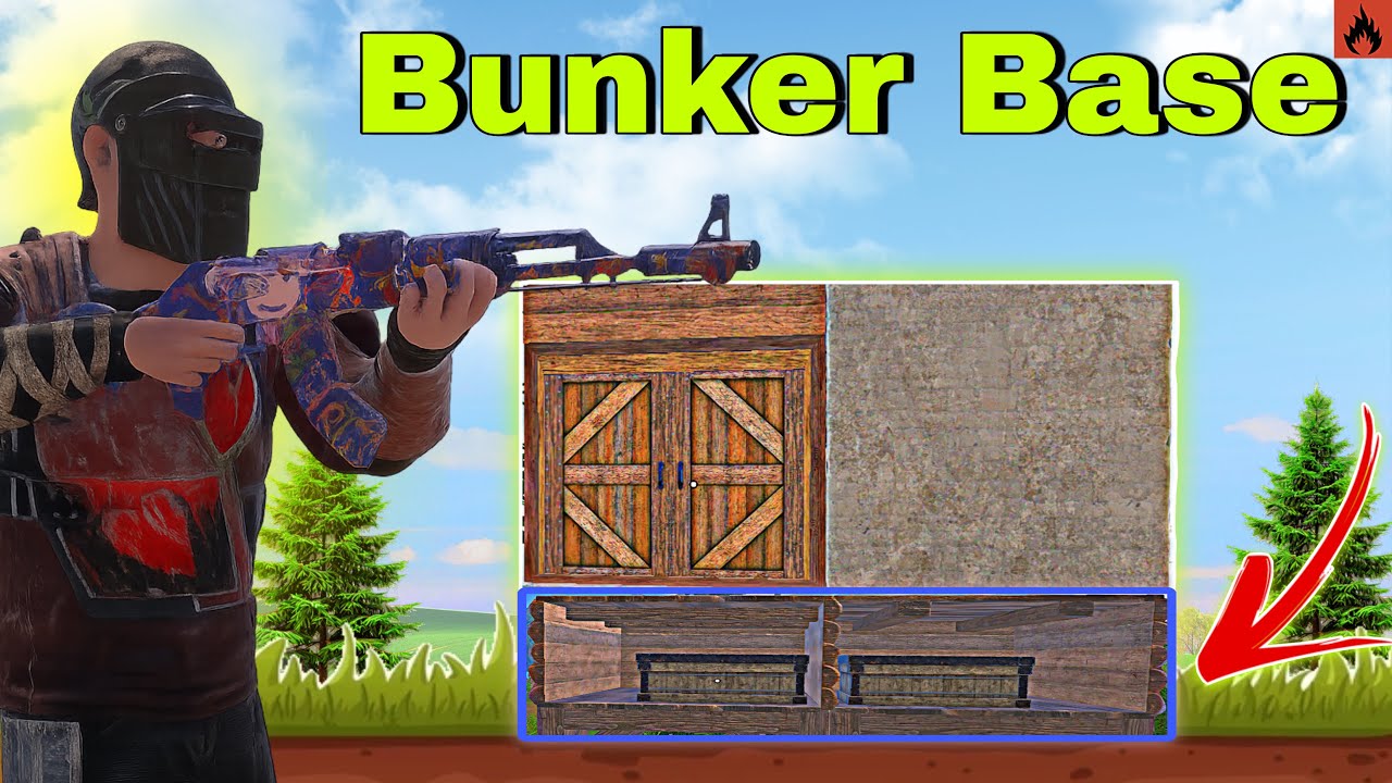 New Bunker Base | oxide Survival Island | 8848 LUFFY #oxide #rustрейд #оксайд 