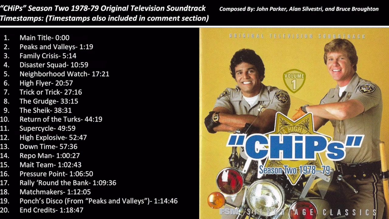 CHiPs Season Two Soundtrack - Official Remastered Version