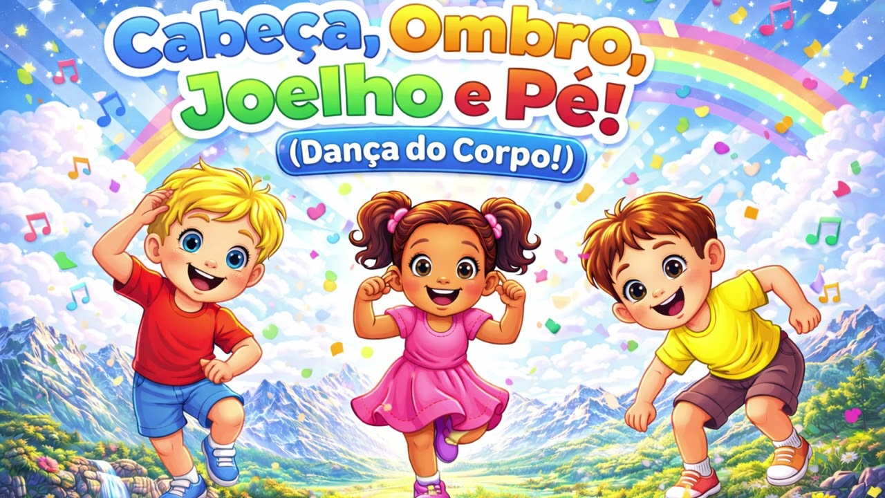 Cabeça, ombro, joelho e pé