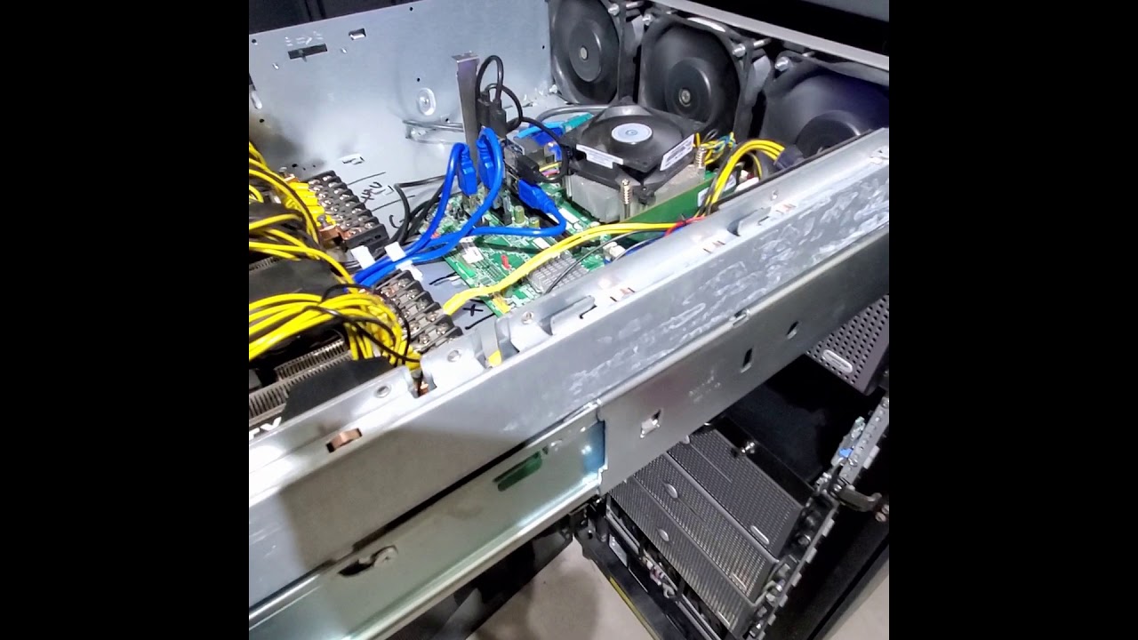 Converting R900 PowerEdge Servers into GPU Crypto Miners