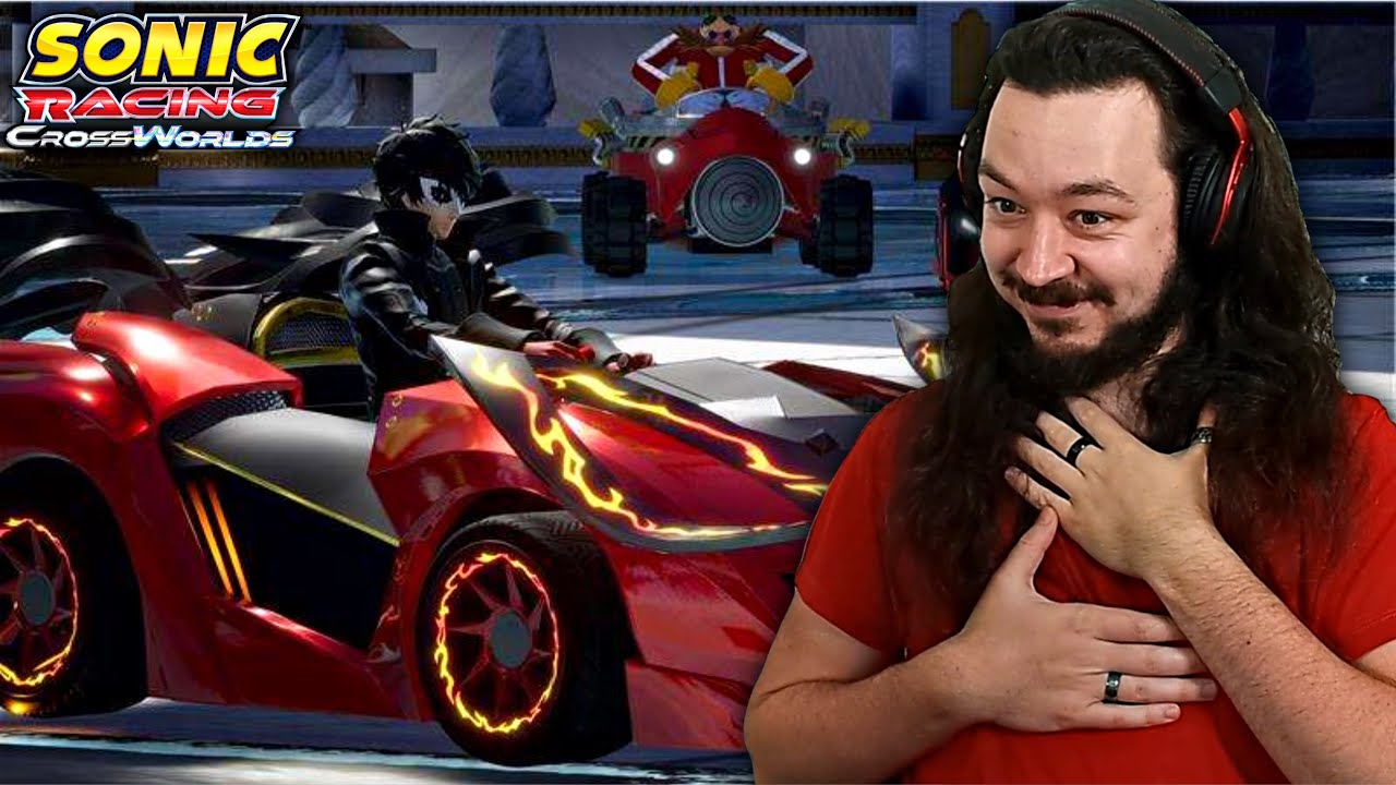 Sonic Racing CrossWorlds X PERSONA 5!? W/ The SQUAD 