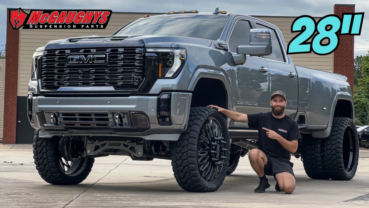 От стандарта до амортизаторов: модернизация GMC Denali Ultimate Dually с помощью 28-дюймовых JTX ...