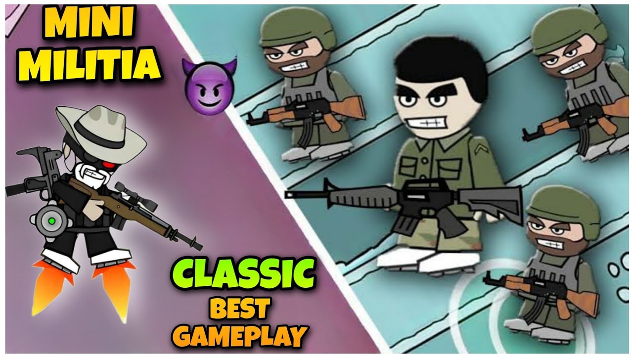 DAY-263 | Mini Militia Classic Best Gameplay🔥#minimilitia #minimilitiaclassic#da2minimilitia #viral