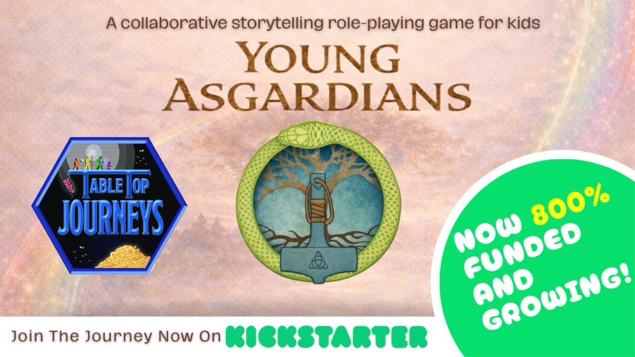Young Asgardians: The Perfect TTRPG Starter Game for Kids Ages 6-10! (Episode 262)