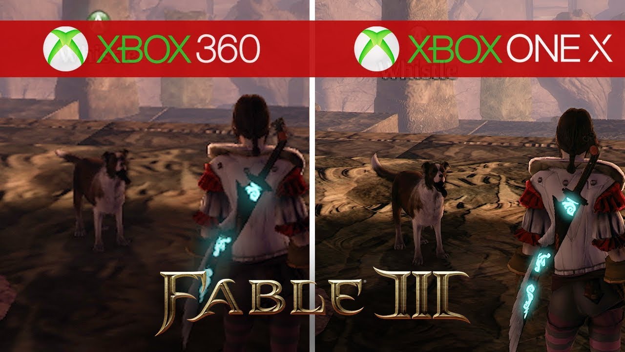 Fable 3 Comparison - Xbox 360 vs. Xbox One X