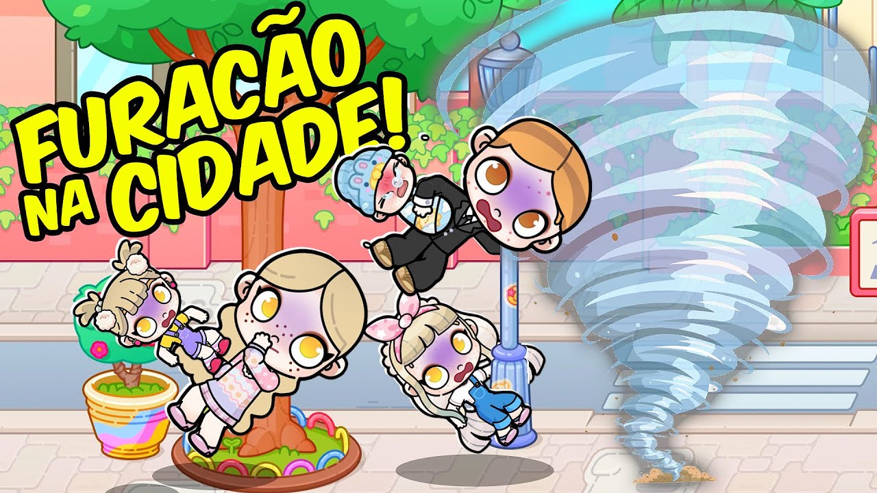 UM FURACÃO INVADIU AVATAR WORLD - HISTORINHA ROTINA AVATAR WORLD