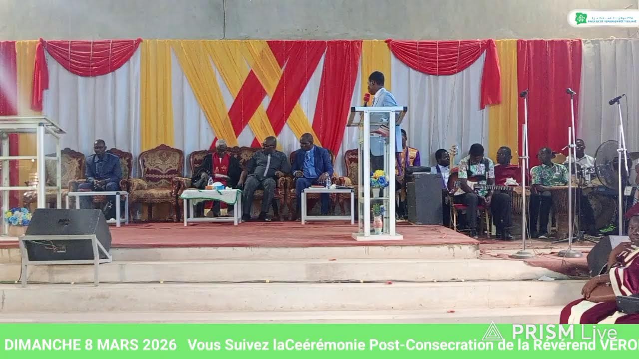 VOUS SUIVEZ EN DIRECT LA CÉRÉMONIE POST-CONSECRATION