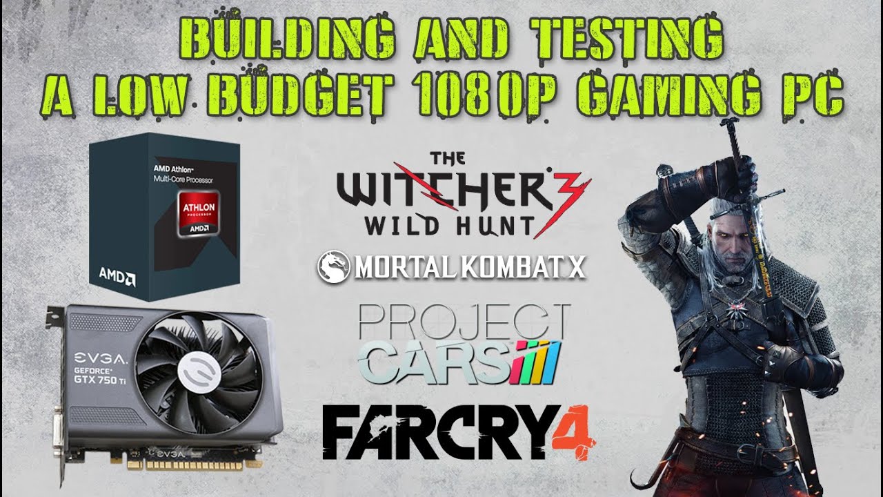 Low Budget 1080p Gaming PC Build ($400)