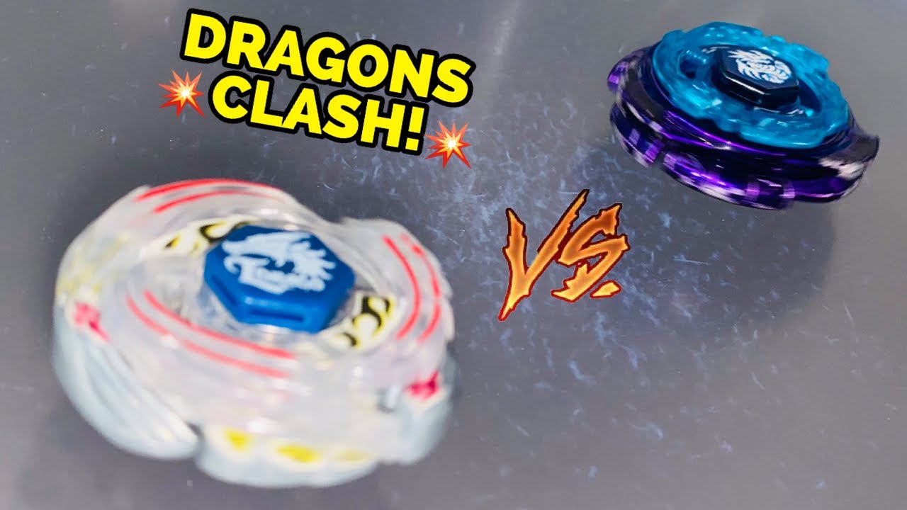 CLASH OF DRAGONS! Lighting L-Drago 100HF vs Omega Dragonis 85XF! BEYBLADE METAL FIGHT!!!