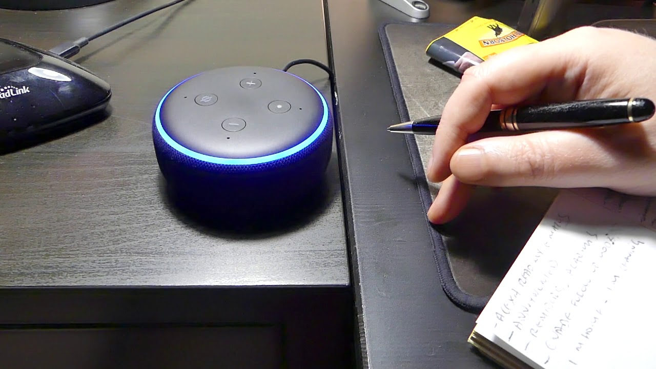 Amazon Alexa echo dot . Ο  έξυπνος βοηθός για το σπίτι και για αρχή οι απλές λειτουργείες του!
