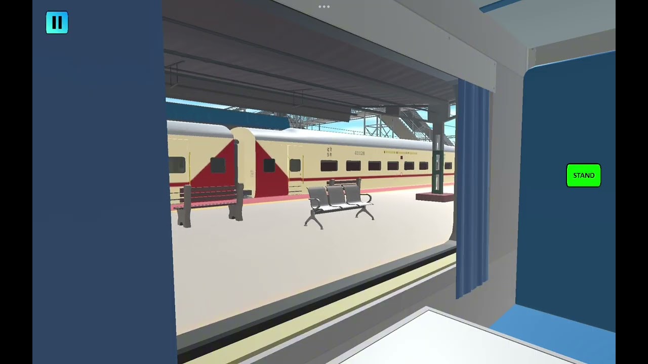 (RAILWAY TRAIN SD60I) Train in Back And in Railroads / 32 Times in ./ Indian Trains /