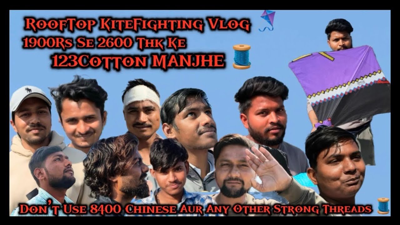 Desi Kite Fighting Vlog || Khatarnak Game 😱||Jeta Hua Match Har Gaye ?💔|| Don’t Use Chinese MANJHA 😤