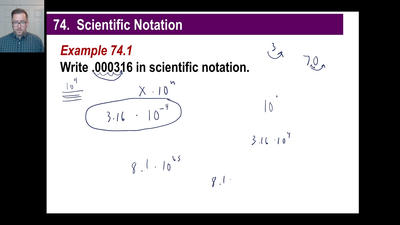 Saxon Math - Algebra 1: 3rd Edition (Lesson 74 - Scientific Notation)