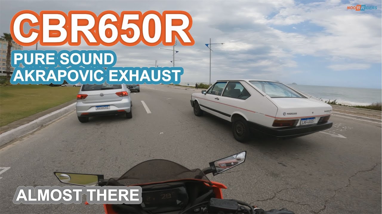 CBR 650R AKRAPOVIC + QUICK SHIFTER PURE SOUND (RAW AUDIO). Test 2