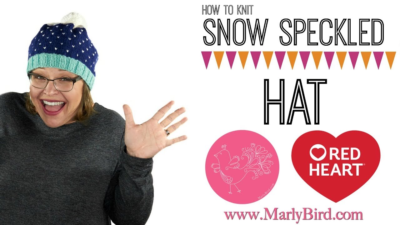 How to Knit Snow Speckled Hat