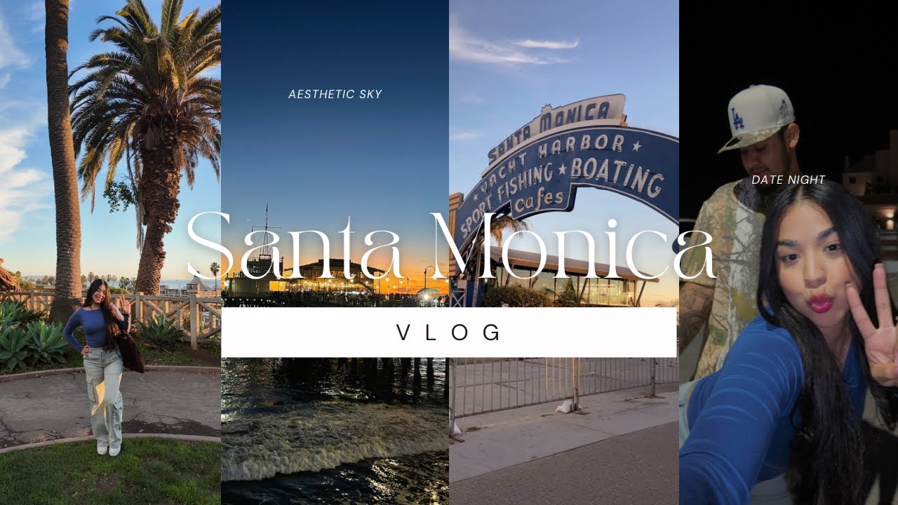 MY FIRST TIME AT SANTA MONICA PIER!! 