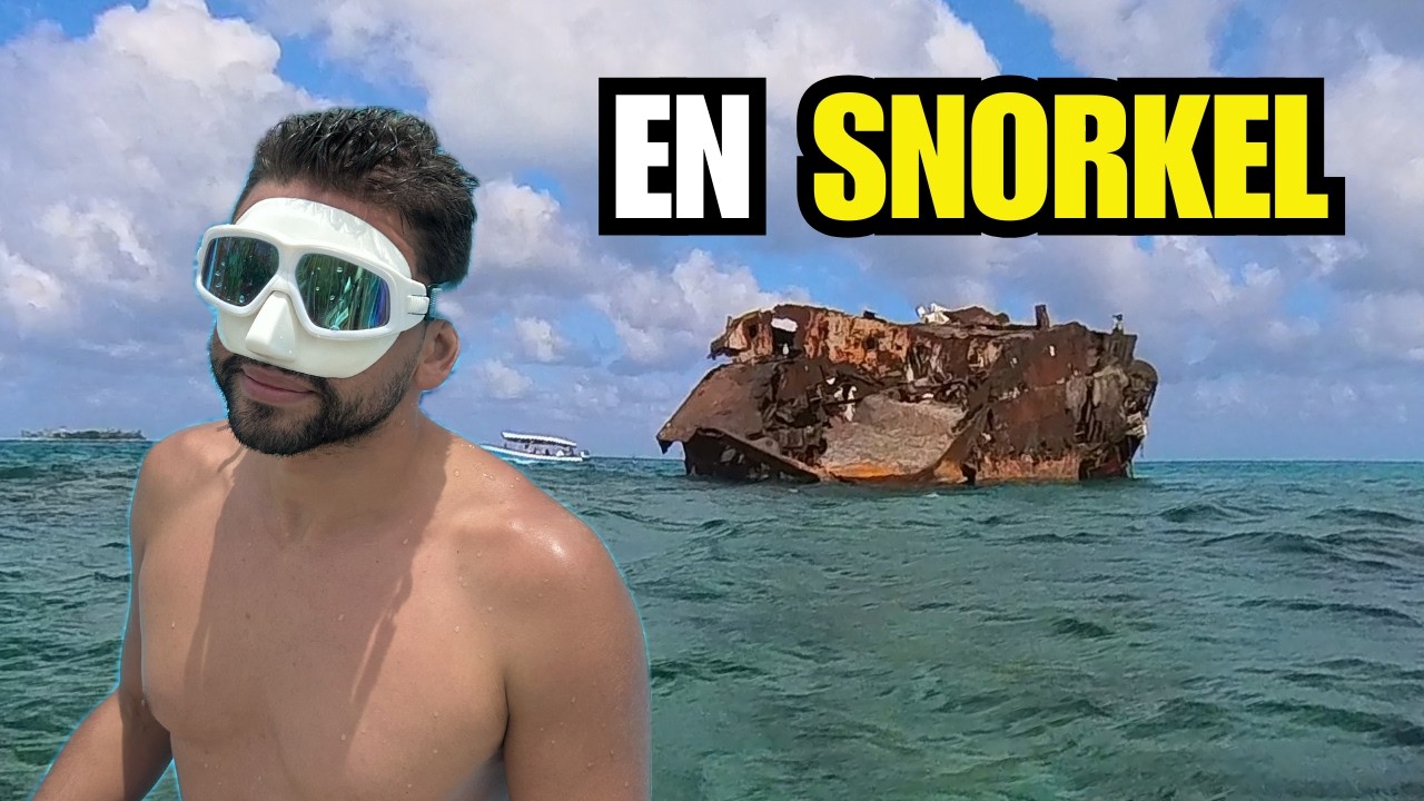 Nos metimos AL BARCO ENCALLADO de San Andrés y esto fue lo que VIMOS 👀🌊