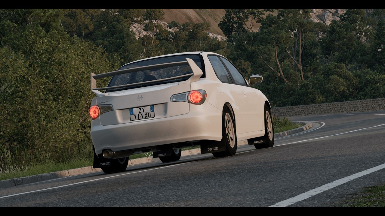 Uphill Touge Run In The Hirochi Sunburst - BeamNG.drive