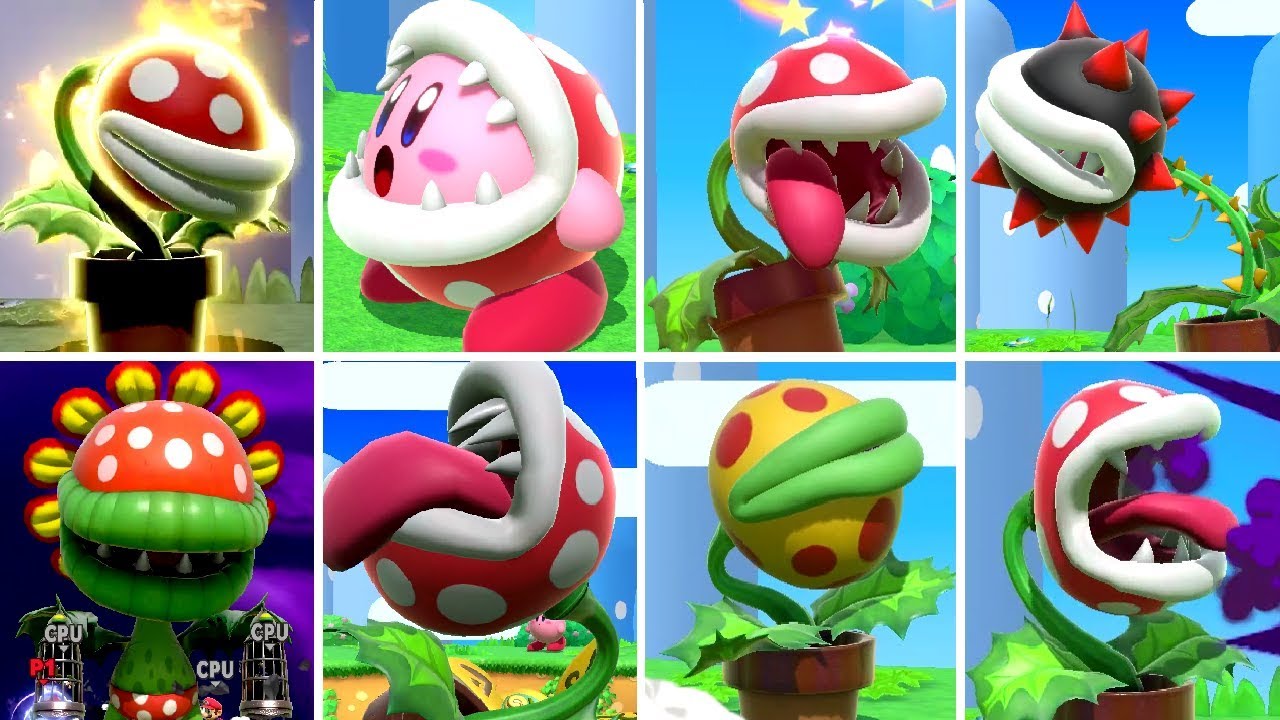 Piranha Plant Final Smash + New Kirby Hat in Super Smash Bros. Ultimate