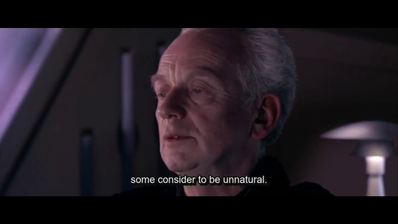 The Tragedy of Darth Plagueis the Wise from the Japanese dub of Star Wars Revenge of the Sith