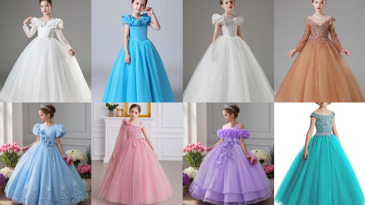 Most beautiful & trending wedding dress princess style for girl design 2025 