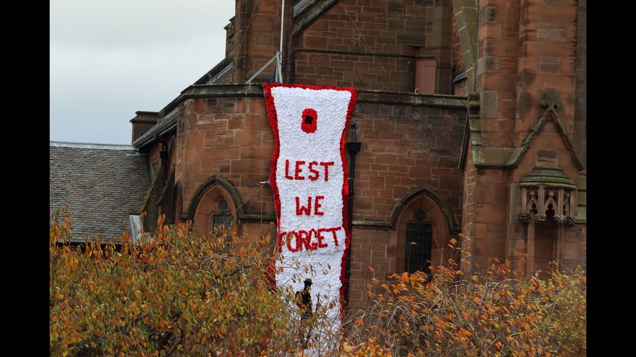 Kirkintilloch Male Voice Choir at 11am on 11 November, 2022 - Lest We Forget