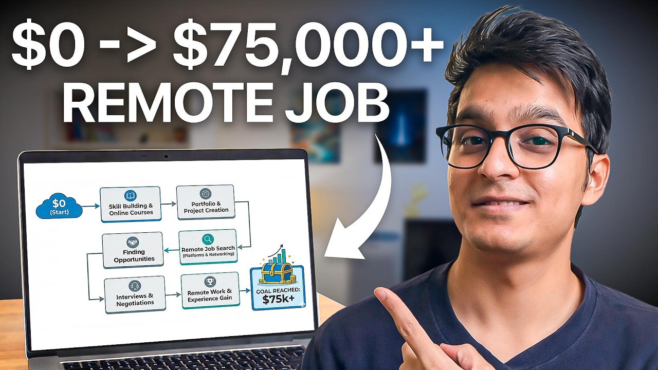 How I'd get a Remote Tech job in 2026 (If I start over)