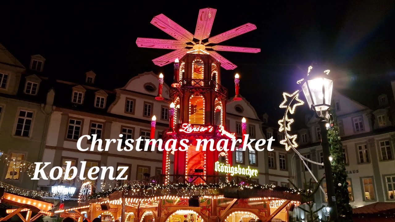 Christmas market Koblenz 2022 | Koblenzer Weihnachtsmarkt |