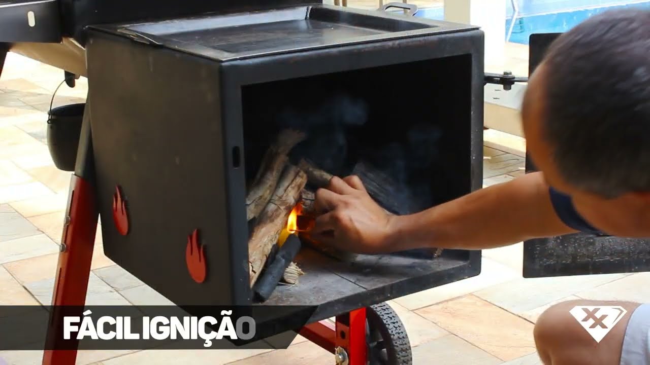 Pit Smoker Defumador - Maxx Diamond