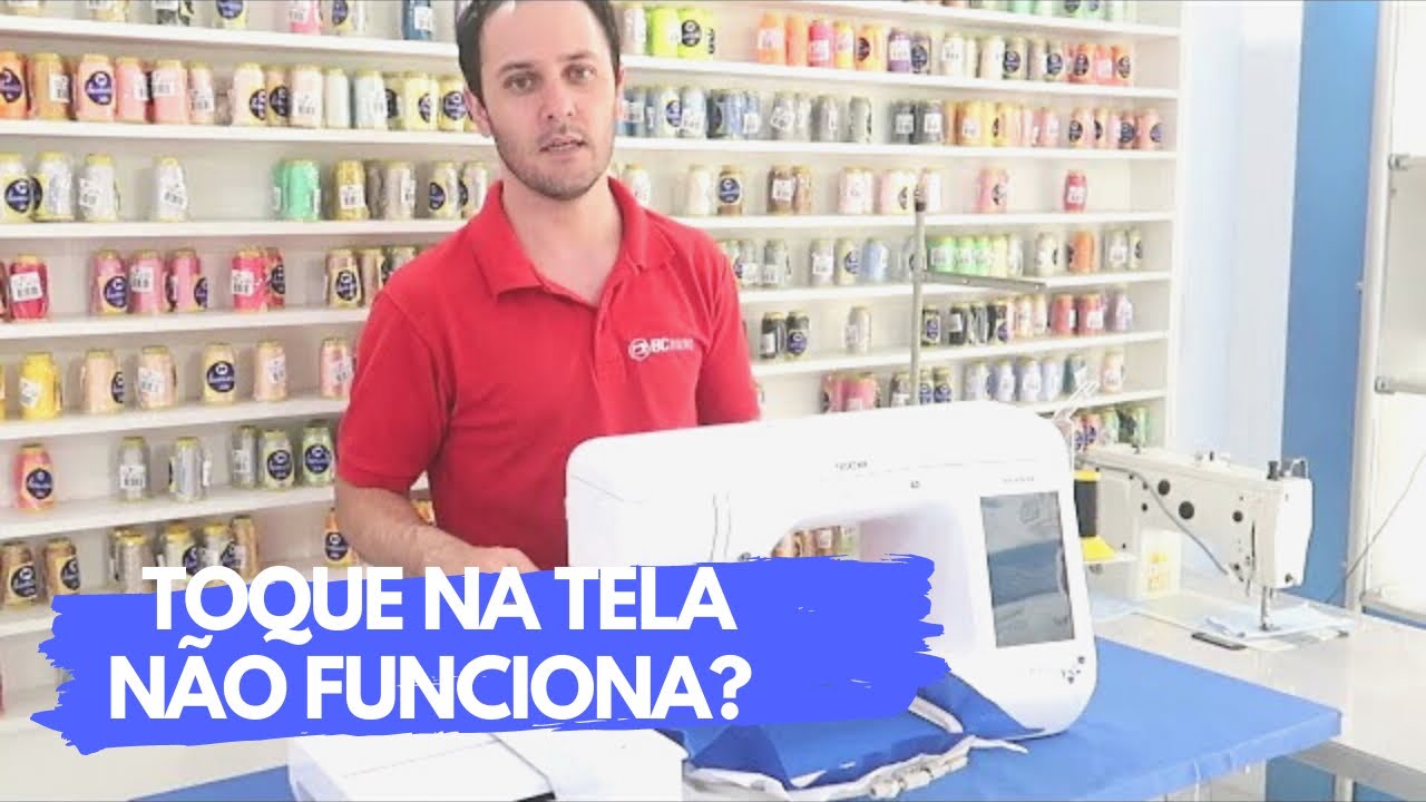 DICA BORDADEIRA - TOQUE NA TELA NÃO FUNCIONA?