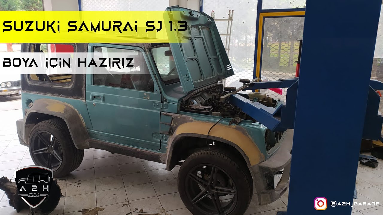 Suzuki Samurai SJ D&ouml;n&uuml;ş&uuml;m Hikayesi | 4. B&ouml;l&uuml;m: Boya İ&ccedil;in Hazırız!