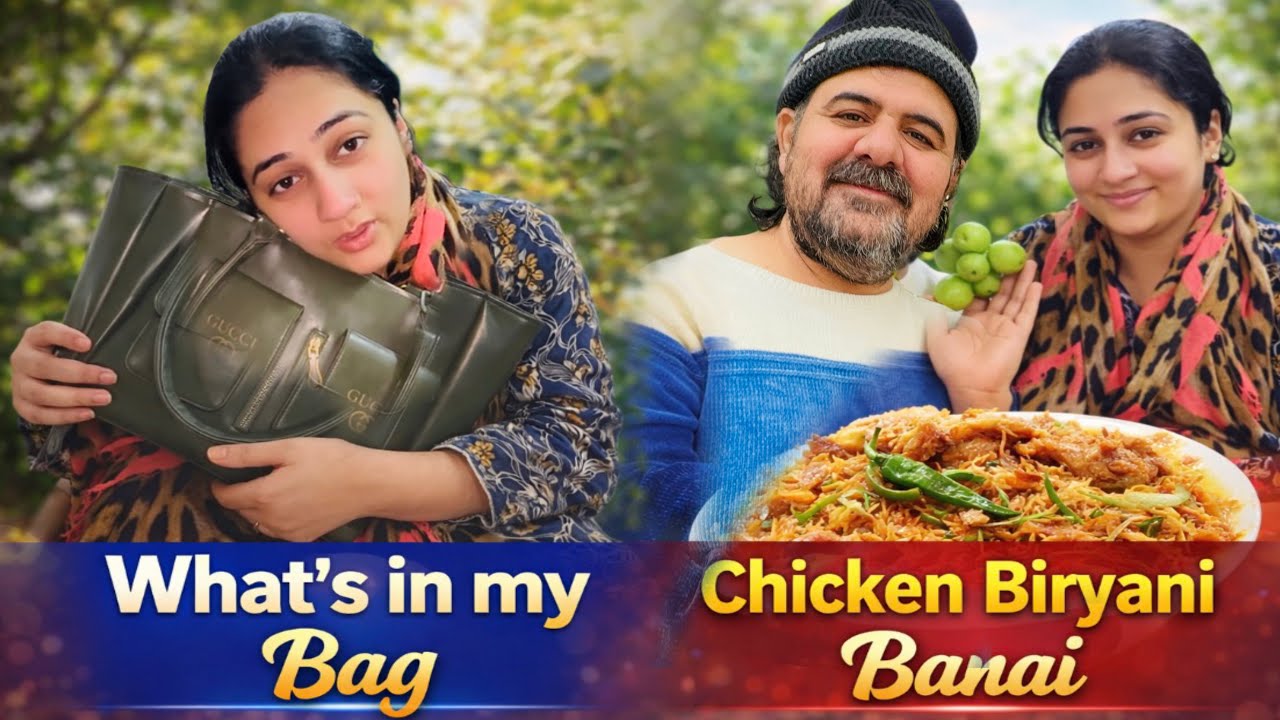 Mazydar chicken biryani banai | what’s in my bag | hum5 | 
