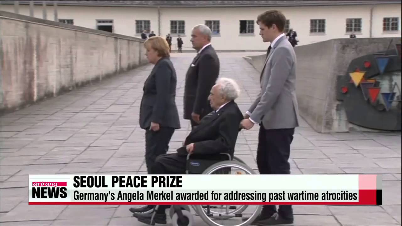 German Chancellor Angela Merkel wins Seoul Peace Prize   앙겔라 메르켈 독일 총리, 서울 평화상에