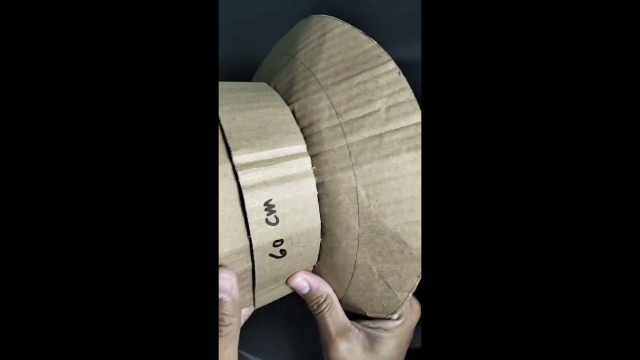 Tutorial membuat topi polisi dari kardus🥰