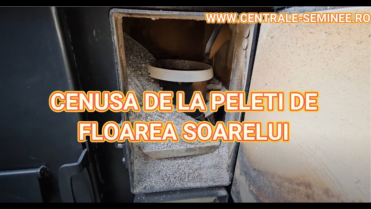 Cum se scoate cenusa la centrala pe peleti Kenda? Cenusa de la peleti de floarea soarelui