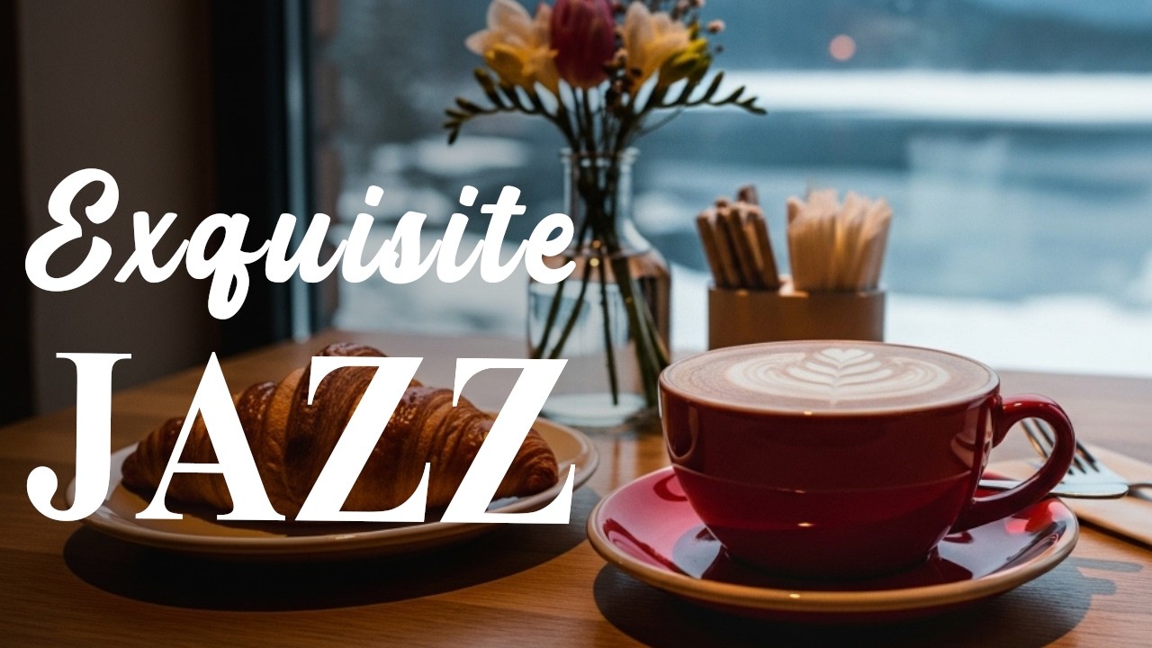 Exquisite Jazz Music ☕ Cozy Tulip Coffee Ambience & Soft Bossa Nova for Relax, Study & Happy Mood