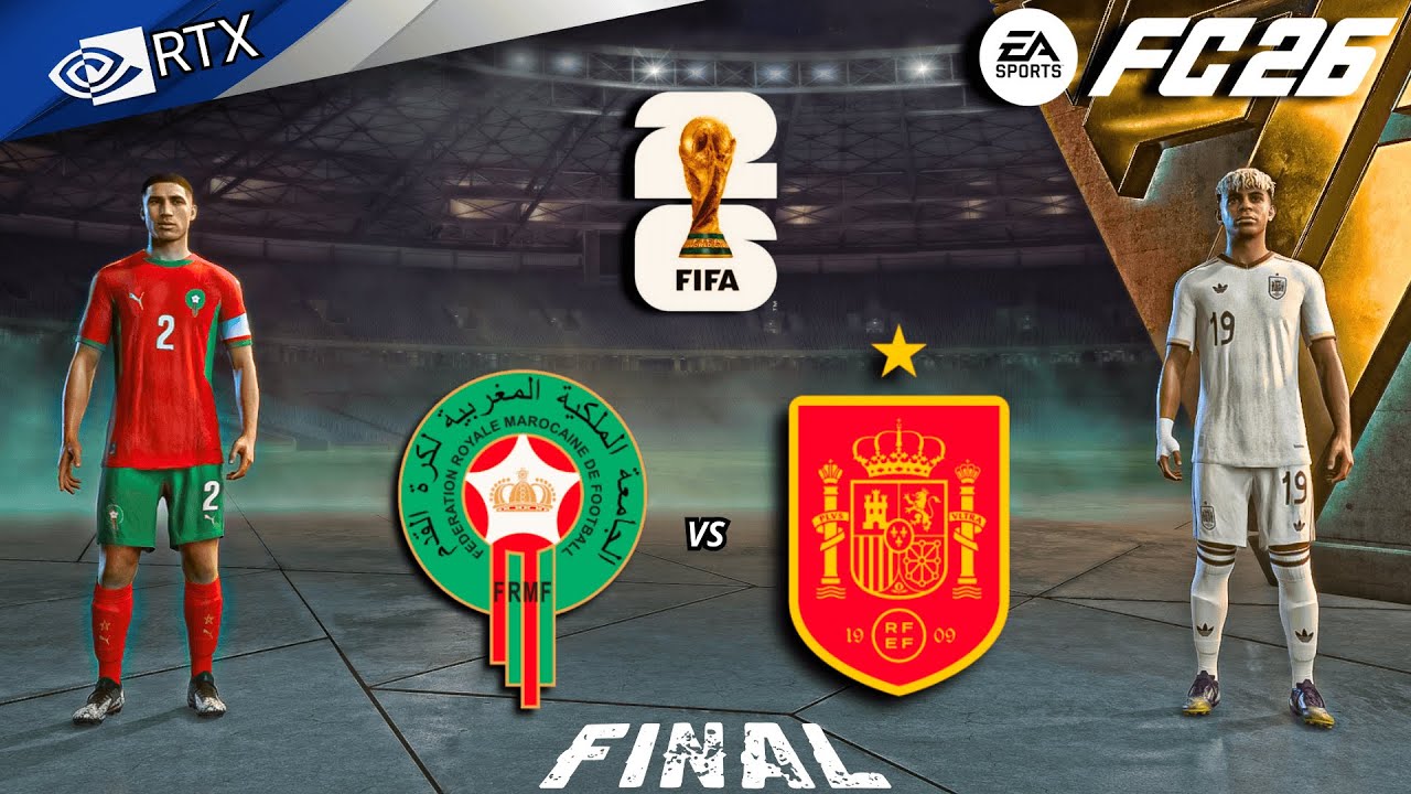 FC 26 - Morocco vs Spain Ft. Brahim Diaz, Yamal | FIFA World Cup 2026 Final Full Match | PC™ [4K60]
