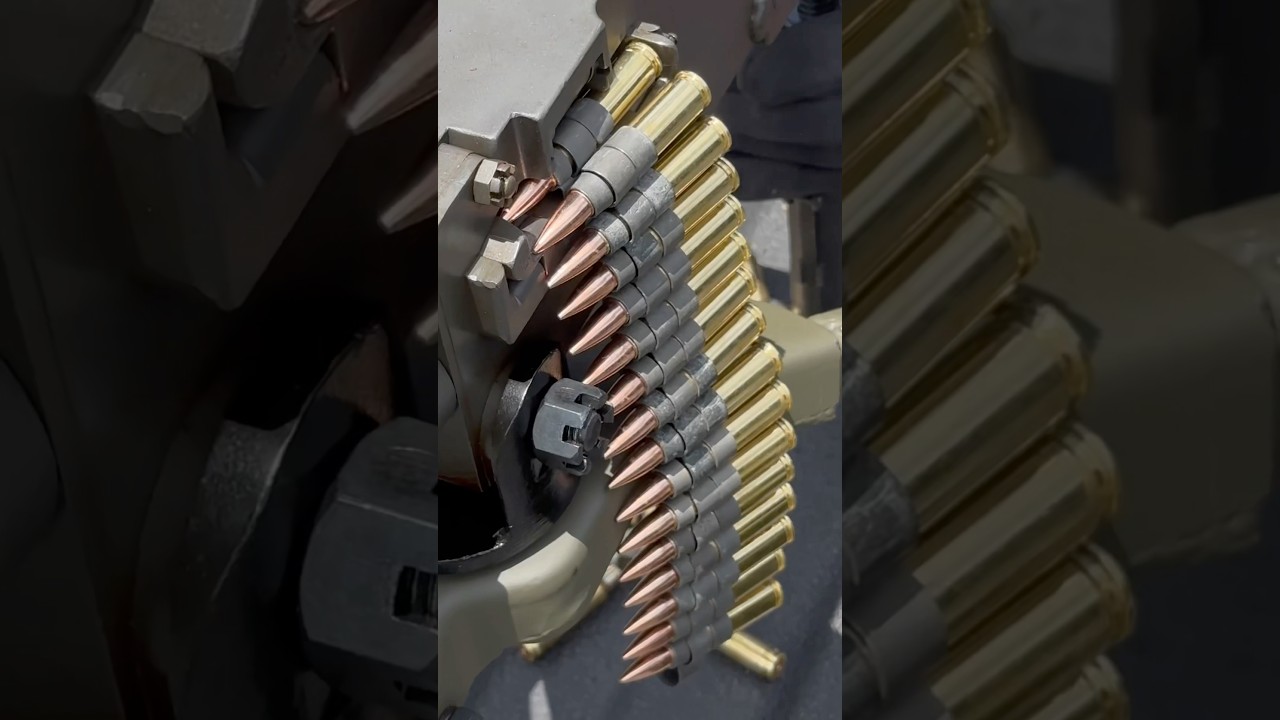 Belt fed 762 #asmr #shorts #guns